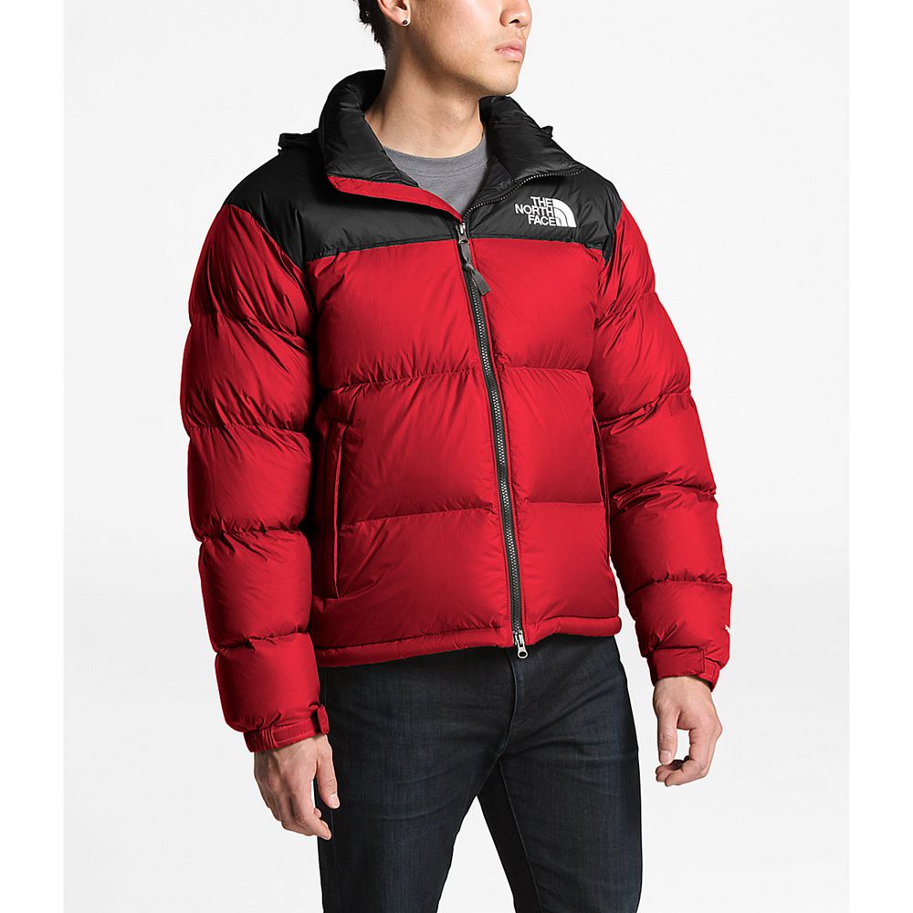 The North Face Nuptse Jacket Mens Australia - The North Face 1996 Retro Red (QRU-928017)